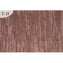 Brown 100 tela de poliester Chenille para el cojín (fth31923)